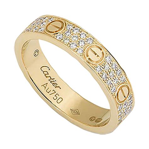 cartier love ring 1 diamant|cartier love interlocking ring.